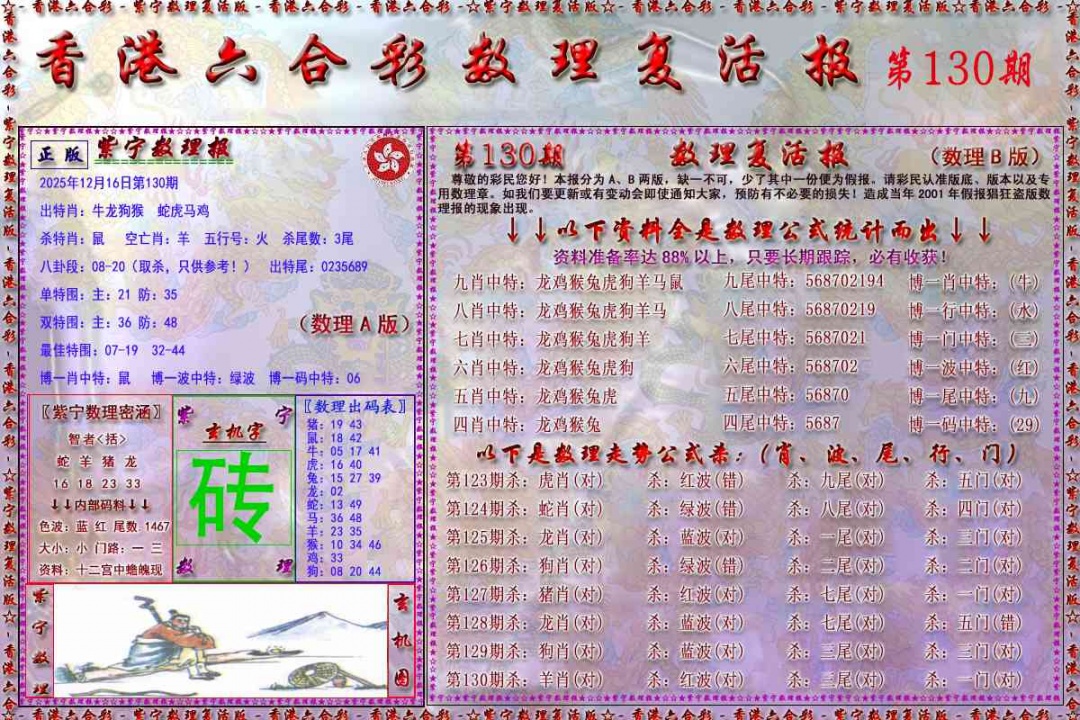 130期数理复活报[图]