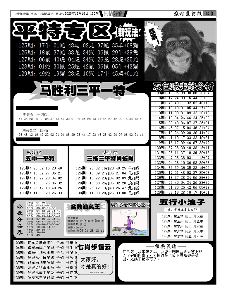 130期新粤彩(闲情好彩F)[图]